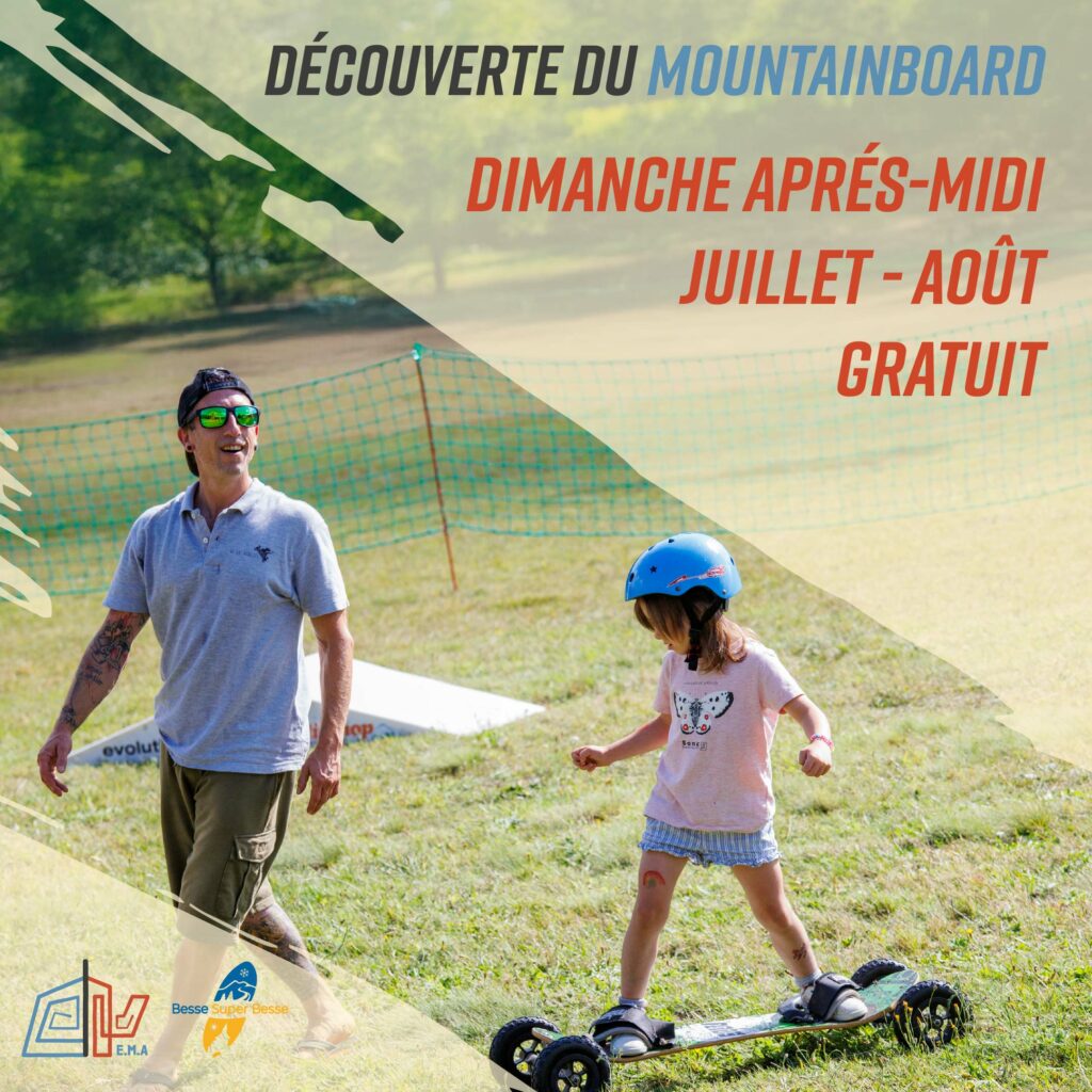 Ecole de Mountainboard Auvergne - animation découverte