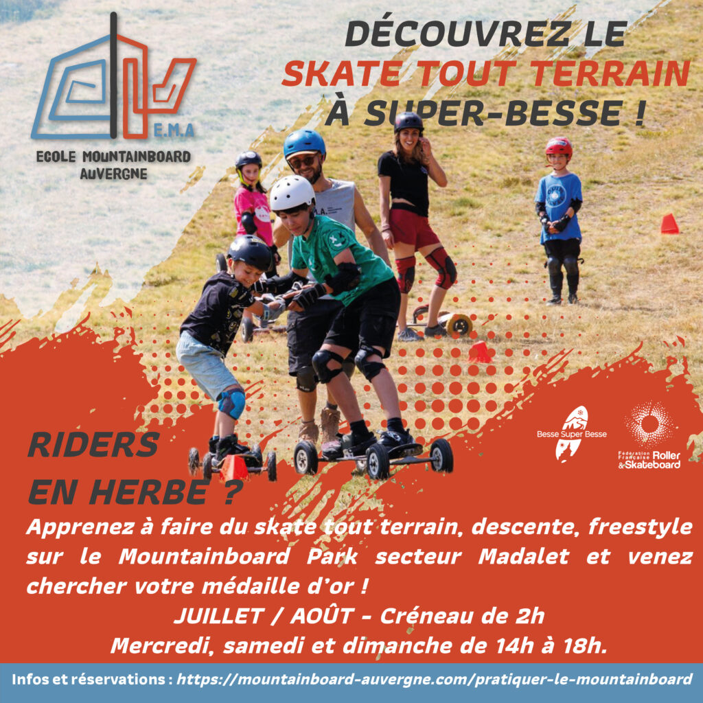 Ecole de Mountainboard Auvergne - animation cours